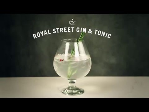 How to Make a Royal Street Gin & Tonic | Ruth's Chris Steak House