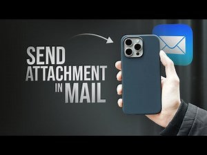 How to Send an Attachment in iCloud Email (tutorial)