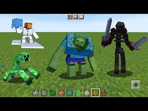 MUTANT CREATURES Mod Minecraft PE 1.17