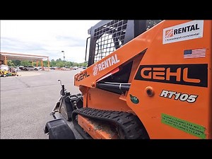 🟧 HOME DEPOT COMPACT TRACK LOADER | GEHL RT105