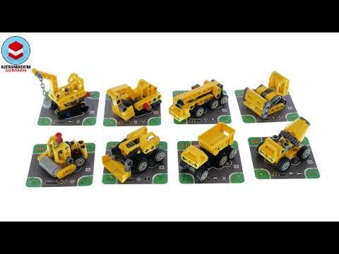 LEGO Technic Mighty Machines Series 1 - All 8 Models - LEGO Technic 42233 Speed Build