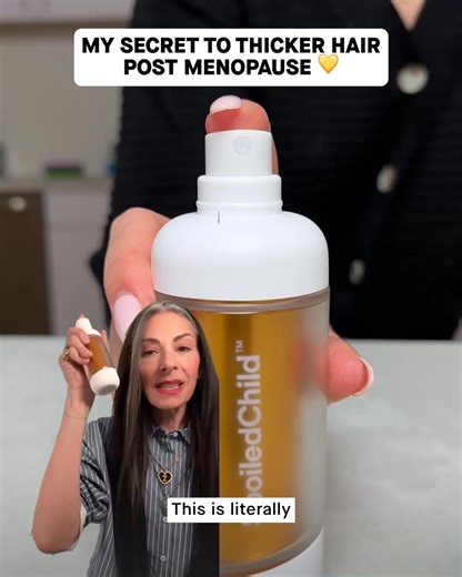 Happy customers that use SpoiledChild’s A22 Biotin Boost Hair Scalp Serum daily report the appearance of thicker, stronger, fuller, shinier & less damaged hair. Take the quiz and see if our Hair Serum is right for you - try a full-size product before you buy! | Stacy London