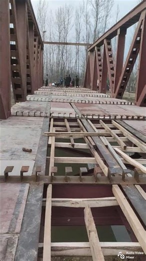 Shuttering work of sukhnag bridge is under process