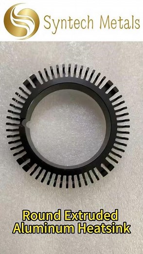 Round Extruded Aluminum Heatsink Manufacturing: Billet to Finished Part | Syntech Metals