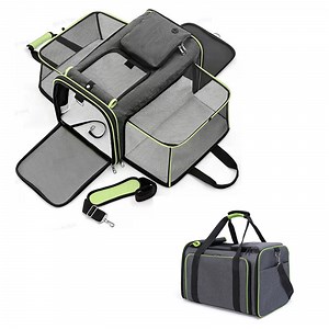 [Hot Item] Expandable Big Size Pet Bag Portable Bag Breathable Wholesale Cat Carrier