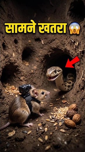 Underground Mouse Ka Secret… Aur Samne Aa Gaya Snake #shorts