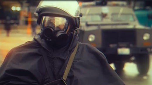 Watch how cops use pepper spray on activists who chained themselves to trees