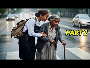 Poor Girl Helped an Old Woman Cross the Street… She Didn’t Know She Was a Billionaire’s Mother