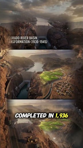 The Construction of the Hoover Dam #shorts #history