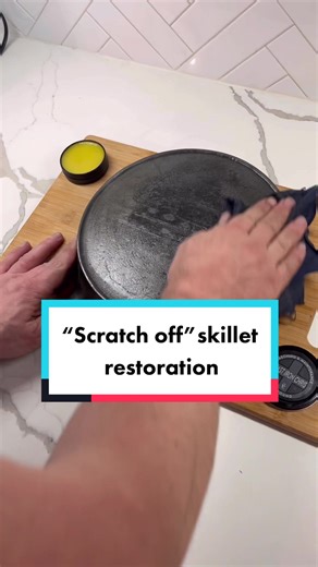 Cast Iron Skillet Restoration Tutorial