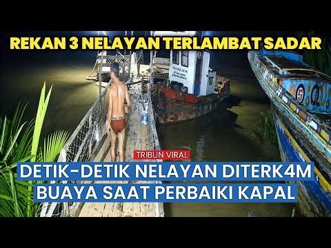 West Bandung Man Attacked by Crocodile in Banyuasin While Repairing Boat, Video of Incident Goes ...