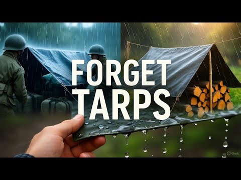 FORGET TARPS – This Recycled Material Makes the Best Waterproof Tarps