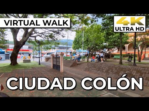 [4K] [60fps] Walking Tour Costa Rica | Ciudad Colón Is A Town Near San José | Virtual Treadmill