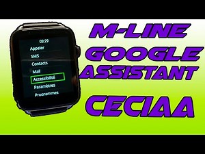 M-Line My Watch With Google Assistant That Manages My Entire Home Smart Watch Connected Accessible!