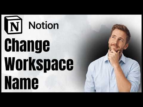 How To Change Workspace Name On Notion
