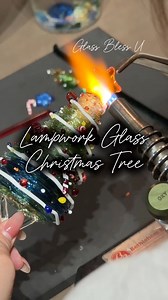 14K views · 219 reactions | Everyone’s Christmas tree style in the studio is totally different, lol. #glassblessu #glasschristmastree #glassblowing #handmade #lampworking #handmadewithlove #flameworking #glassart #glassartwork #glassornament #christmas #glasschristmasornaments #glasschristmasdecorations #christmasiscoming #christmasdecor #christmastree | Glass Bless U | Facebook