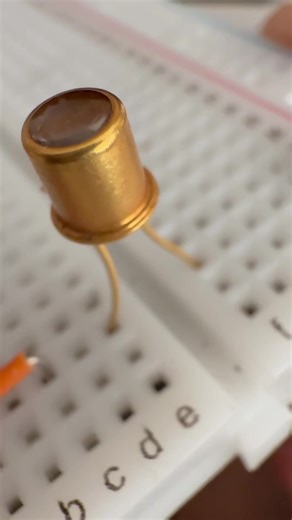 I thought this old yellow LED was a GE SSL‑1… but the microscope says otherwise. The die shape, the reflector cup, the bond wire, even the color of the GaAsP glow all point to something way rarer — an early Hewlett‑Packard prototype from the dawn of visible LEDs. This is what semiconductor history looks like when you zoom all the way in. #led #techtok #engineering --- If you want, I can also craft a shorter, punchier version optimized for TikTok Promote or a more technical one for your niche aud