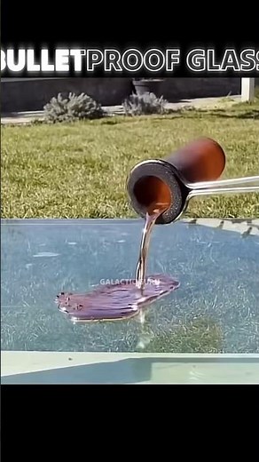 Lava Vs Bullet Proof Glass #facts #sciencefacts