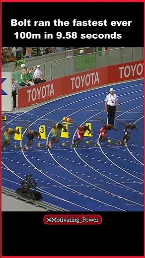 Usain Bolt 100m World Record ! 🔥