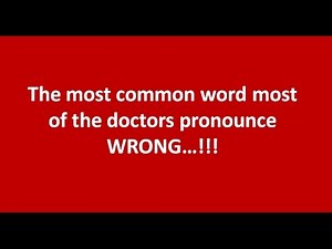 How to Pronounce Asthma?