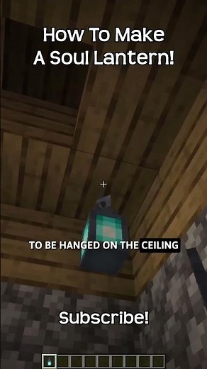 How To Make A Soul Lantern In Minecraft!