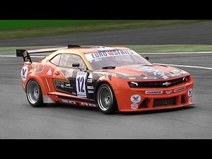 Solaris Motorsport' Chevy Camaro EuroV8 Series Race Car - LS3 Engine Sound