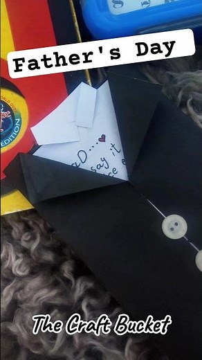 DIY Father’s Day Suit Card 💌 | Handmade Card for Dad