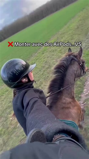 Ne montez plus avec vos AirPods et passez plutôt au bandeau Bluetooth 😍🐎 #equitation #cavaliere #fyp #bandeaumusique