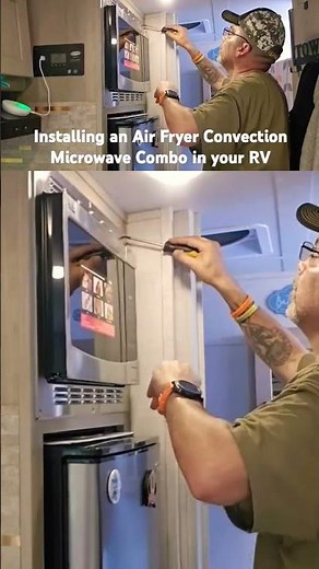 Installing an Air Fryer Convection Microwave Combo in your RV