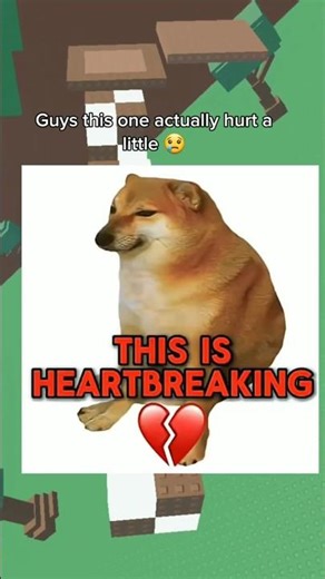 The Heartbreaking Truth About Cheems 💔 #roblox #robloxrant #relatable