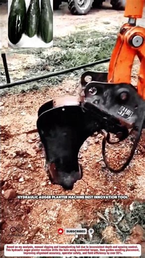 Hydraulic Auger Planter Machine Best Innovation Tool