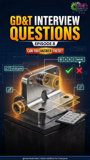 GD&T Interview Questions 🔥| Episode 8