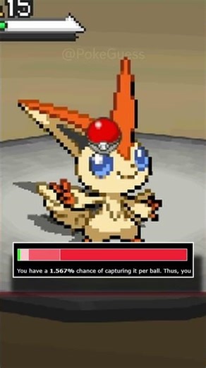 Day 2 of catching Victini with one single Pokeball! #pokemon