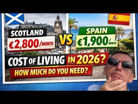 Living in Spain on €1,500 vs €3,000 | The Real Difference