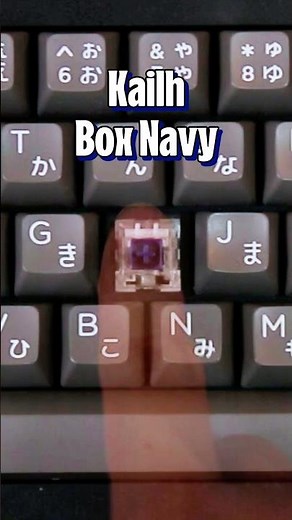 Kailh Box Navy: The Loudest and Clickiest Switch on the Planet #keyboard #shorts #asmr