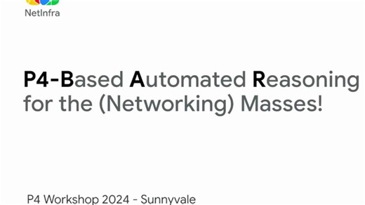 P4-Based Automated Reasoning for the Networking