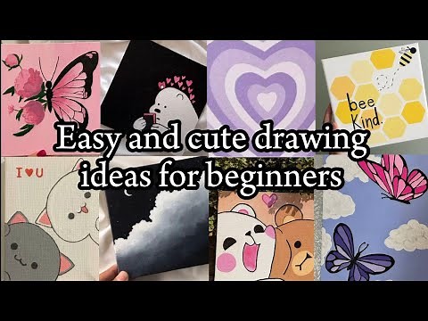 painting ideas | easy and cute paintings | painting for beginners |