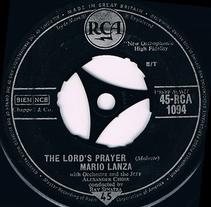 Mario Lanza - The Lord's Prayer / I'll Walk With God
