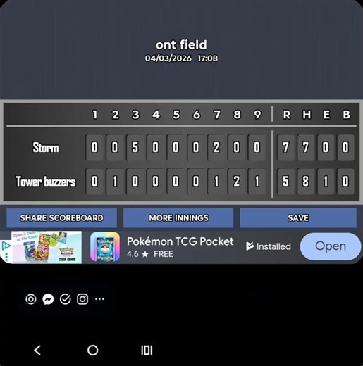 awesome game last night celebration at 5:30 p.m.