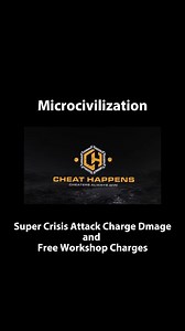 Microcivilization Trainer Cheats 11 Mods Super Crisis Attack Charge Damage and Free Workshop Charges #Microcivilization #TrainerCheats | CheatHappens.com
