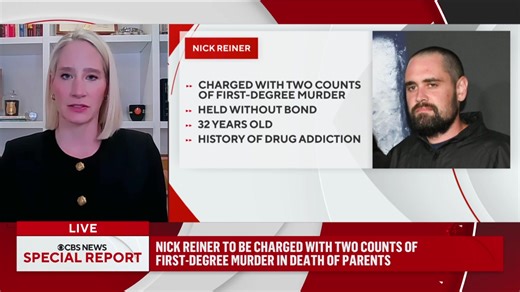 SPECIAL REPORT: Los Angeles officials give update on the murders of Hollywood director Rob Reiner and his wife, Michele, who were found dead Sunday in their home. Their son, 32-year-old Nick Reiner, was arrested and booked on murder charges. https://www.cbsnews.com/news/rob-reiner-wife-michele-murder-case-details-los-angeles/ | CBS News