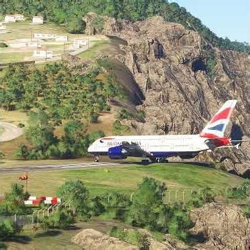British Airways A380 EXTREME Takeoff from Juancho E. Yrausquin Airport | World’s Shortest Runway!