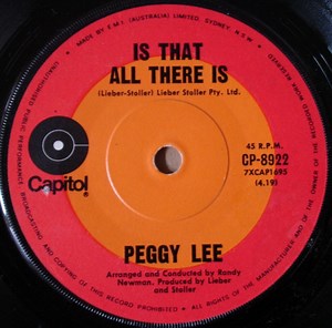Peggy Lee - Is That All There Is