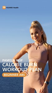 Sculpt those abs, and level up your fitness game with Pamela Reif. 😉 Join us for a 13-minute Beginner Abs workout that's all about progress, not perfection! Stay active, light up your rings! 💪✨ Download the HUAWEI Health App and follow Pamela's Calorie Burn Workout Plan today! #HUAWEI #HUAWEIMY #LightUpRings #HUAWEISmartWearable #HUAWEIHealth | Huawei Mobile