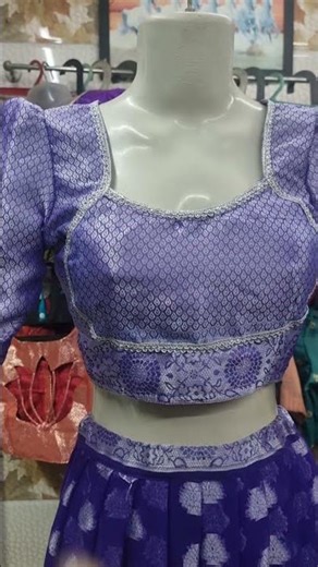 saree Ghagra blouse with belt make shree chamunda tailors try one time #Ghagrablouse viral video 👍