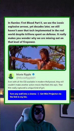 In Rambo First Blood Part II we see the iconic explosive arrows yet decades later we still havent se