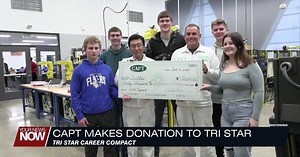 CAPT hands over final check for their total $200,000 donation to Tri Star