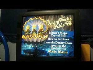 Shrek The Third 2007 DVD Menu Walkthrough