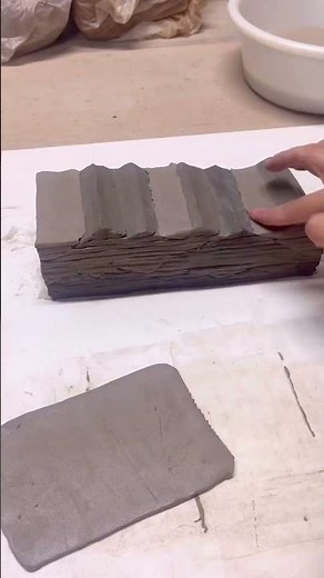 【陶芸】やまとそら練り込みのお皿の制作過程 #shorts #陶芸 #craft #pottery #ceramic