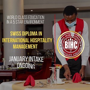 Study at the Leading Pan African Hospitality Training Institution 🏨 | Boma International Hospitality College
